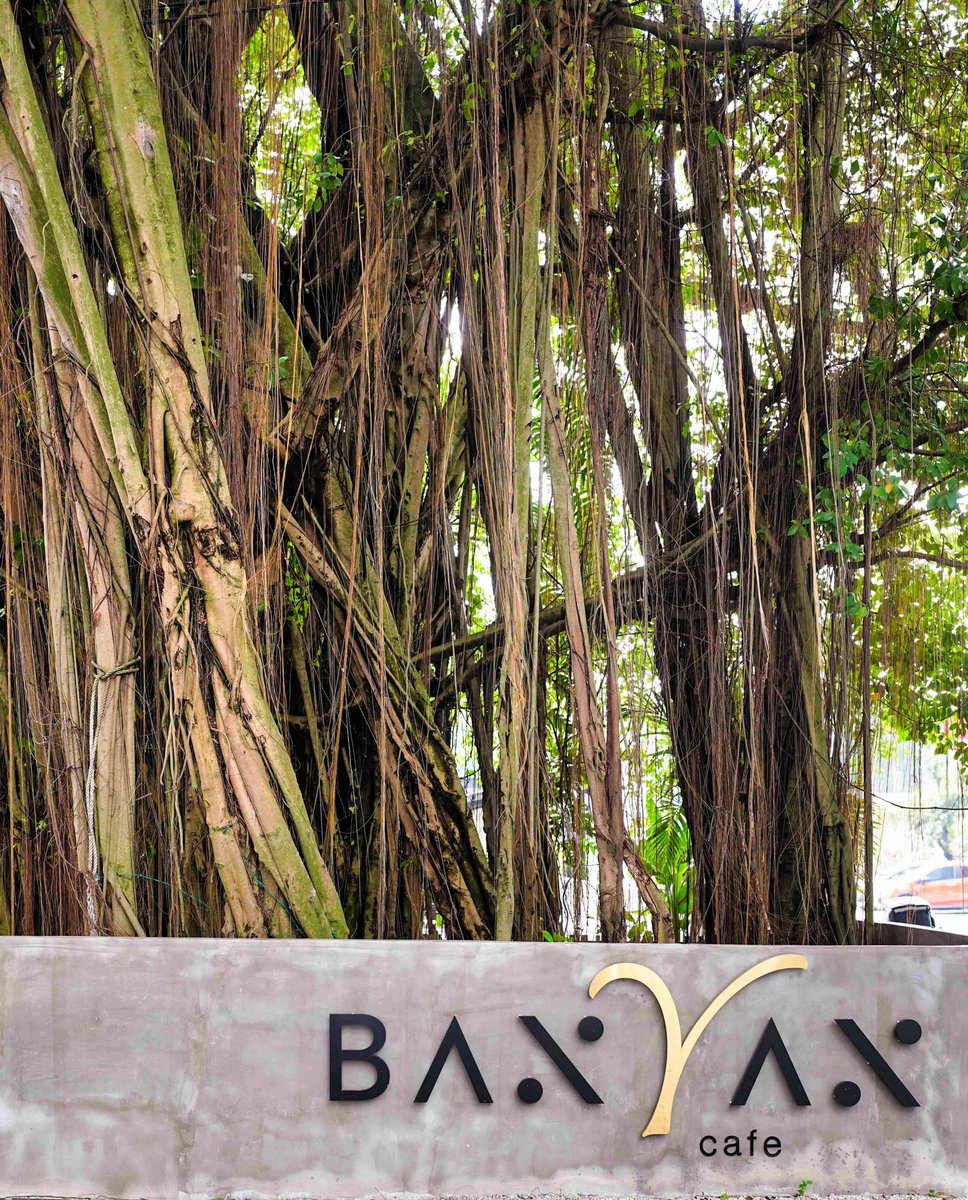 Dine With Us — Banyan Tree Sign