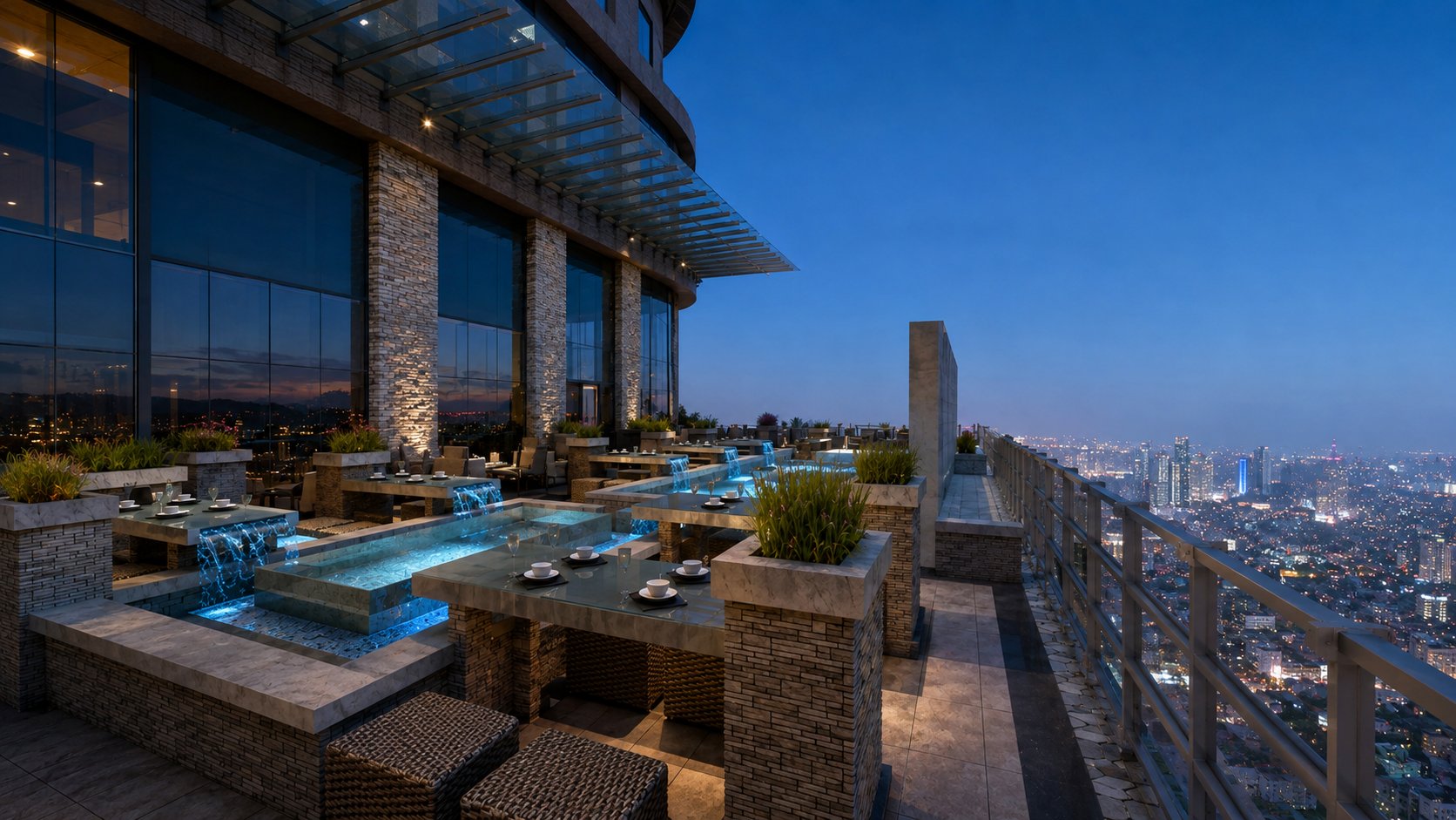 Meritz Hotel — Rooftop Terrace
