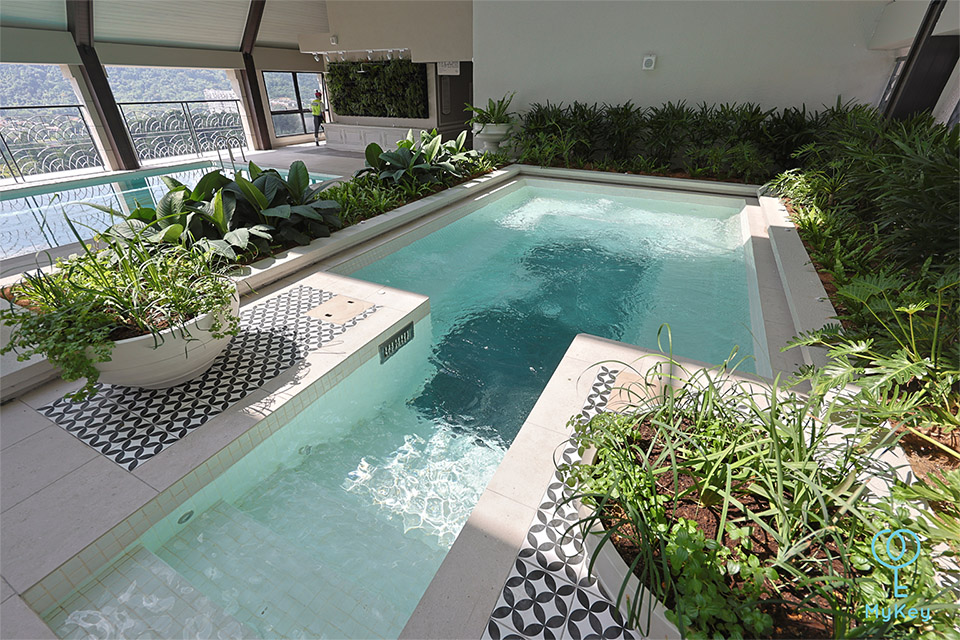 Garden Pool & Jacuzzi